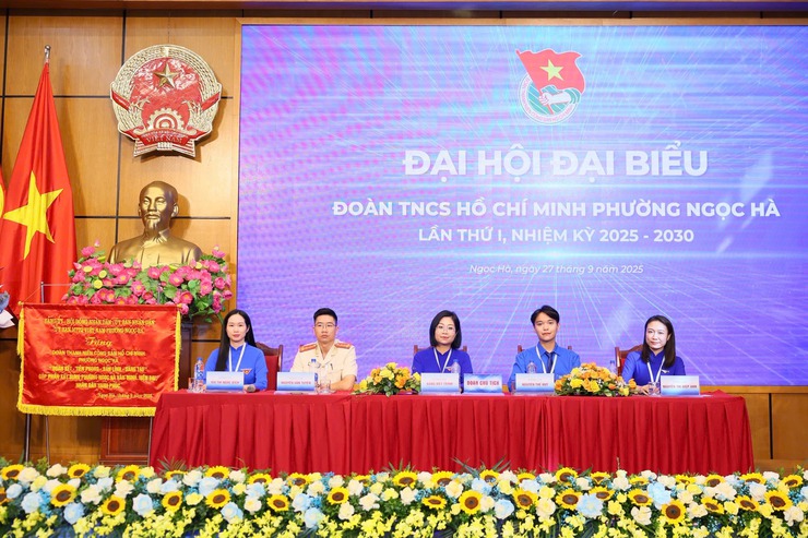 Đại hội đại biểu Đoàn TNCS Hồ Chí Minh phường Ngọc Hà lần thứ I, nhiệm kỳ 2025 - 2030- Ảnh 3.