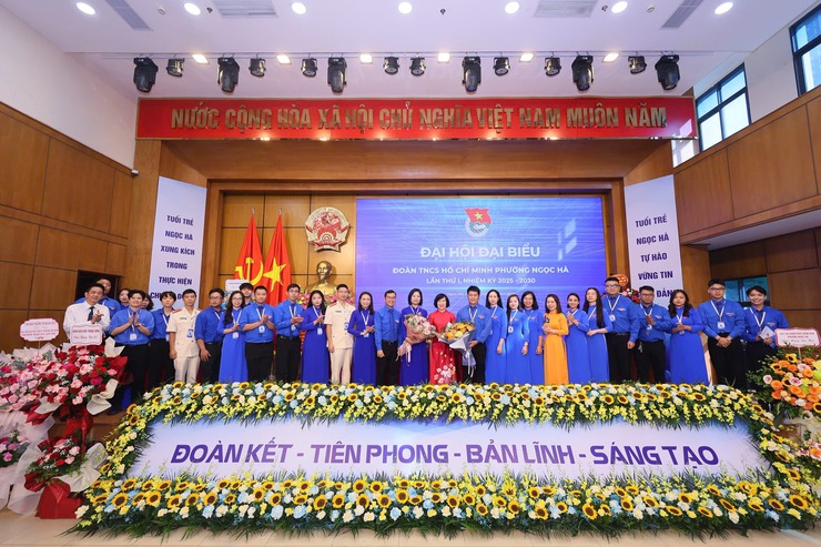 Đại hội đại biểu Đoàn TNCS Hồ Chí Minh phường Ngọc Hà lần thứ I, nhiệm kỳ 2025 - 2030- Ảnh 1.