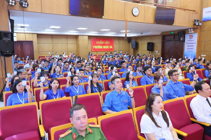 Đại hội đại biểu Đoàn TNCS Hồ Chí Minh phường Ngọc Hà lần thứ I, nhiệm kỳ 2025 - 2030- Ảnh 2.