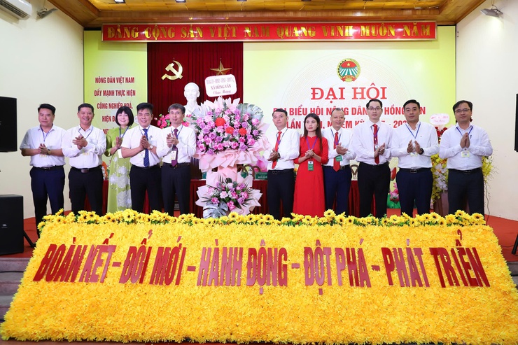 HỘI NÔNG DÂN XÃ HỒNG VÂN TỔ CHỨC THÀNH CÔNG ĐẠI HỘI ĐẠI BIỂU LẦN THỨ I NHIỆM KỲ 2025-2030- Ảnh 2.