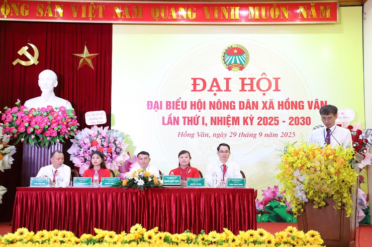HỘI NÔNG DÂN XÃ HỒNG VÂN TỔ CHỨC THÀNH CÔNG ĐẠI HỘI ĐẠI BIỂU LẦN THỨ I NHIỆM KỲ 2025-2030- Ảnh 4.