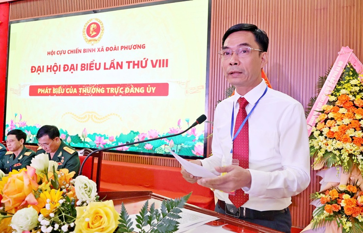 Đại hội đại biểu Cựu chiến binh xã Đoài Phương lần thứ VIII, nhiệm kỳ 2025 - 2030- Ảnh 2.