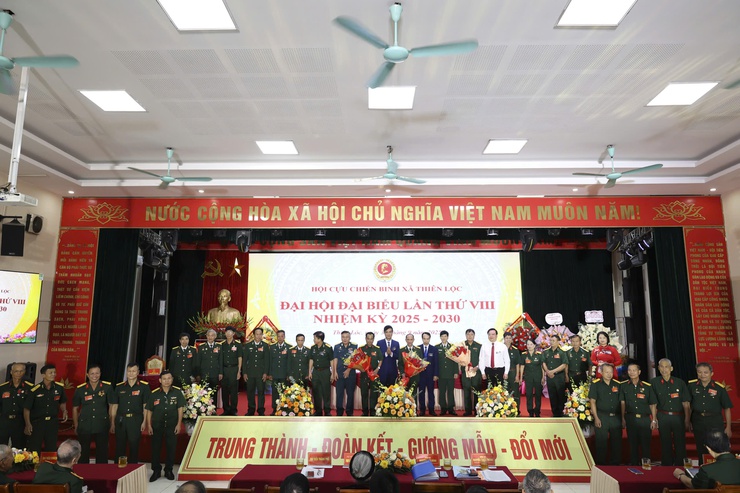 ĐẠI HỘI ĐẠI BIỂU HỘI CỰU CHIẾN BINH XÃ THIÊN LỘC LẦN THỨ VIII, NHIỆM KỲ 2025 - 2030- Ảnh 12.