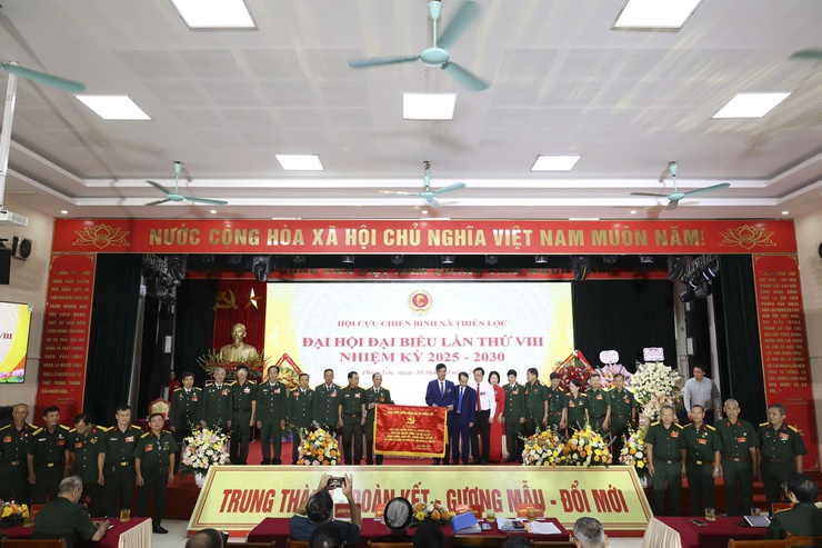 ĐẠI HỘI ĐẠI BIỂU HỘI CỰU CHIẾN BINH XÃ THIÊN LỘC LẦN THỨ VIII, NHIỆM KỲ 2025 - 2030- Ảnh 13.