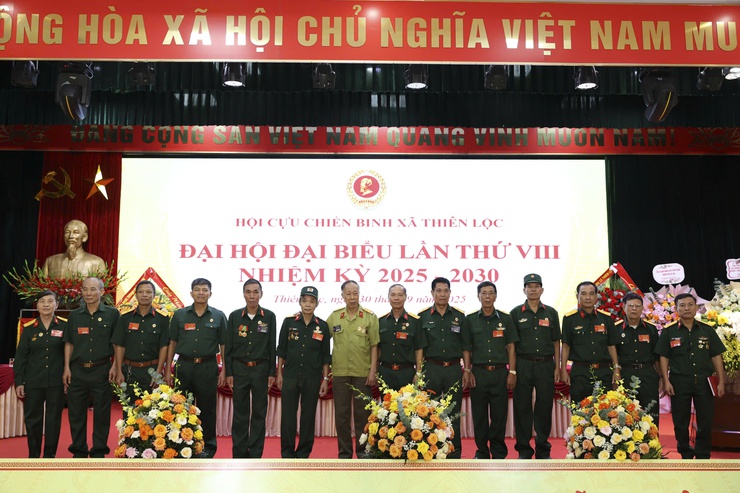 ĐẠI HỘI ĐẠI BIỂU HỘI CỰU CHIẾN BINH XÃ THIÊN LỘC LẦN THỨ VIII, NHIỆM KỲ 2025 - 2030- Ảnh 17.