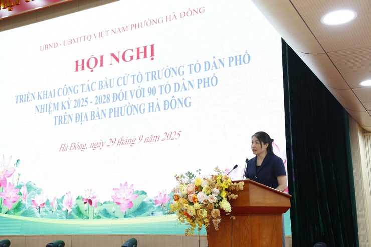 90 TDP trên địa bàn phường Hà Đông chuẩn bị tổ chức bầu cử Tổ trưởng TDP nhiệm kỳ 2025- 2028- Ảnh 2.