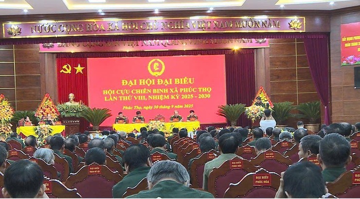 Đại hội đại biểu Hội Cựu chiến binh xã Phúc Thọ lần thứ VIII, nhiệm kỳ 2025-2030 thành công tốt đẹp- Ảnh 10.