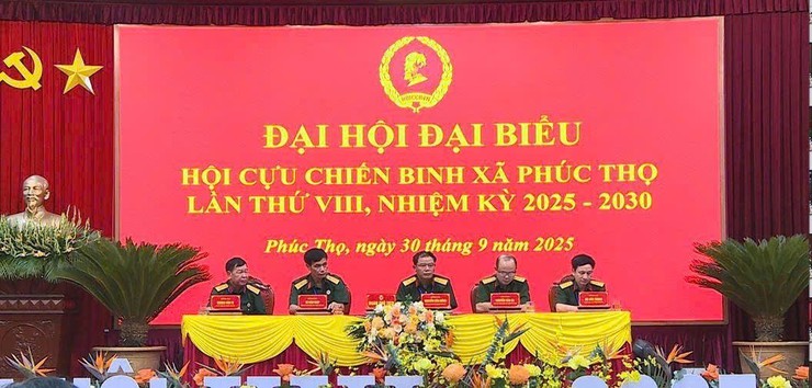 Đại hội đại biểu Hội Cựu chiến binh xã Phúc Thọ lần thứ VIII, nhiệm kỳ 2025-2030 thành công tốt đẹp- Ảnh 5.