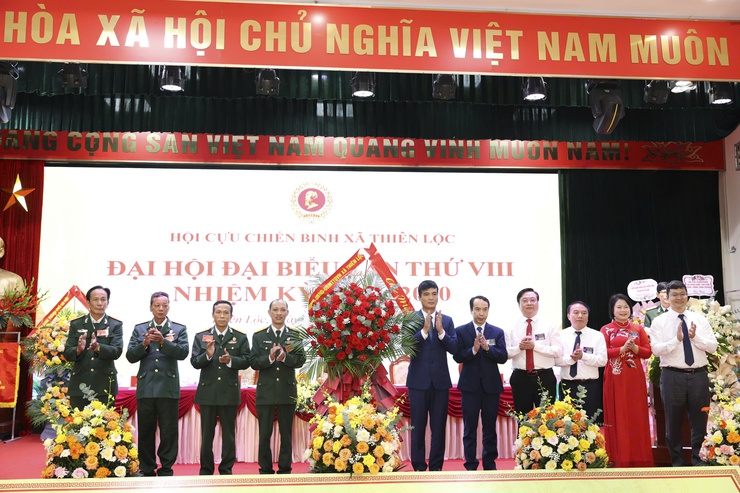 ĐẠI HỘI ĐẠI BIỂU HỘI CỰU CHIẾN BINH XÃ THIÊN LỘC LẦN THỨ VIII, NHIỆM KỲ 2025 - 2030- Ảnh 8.