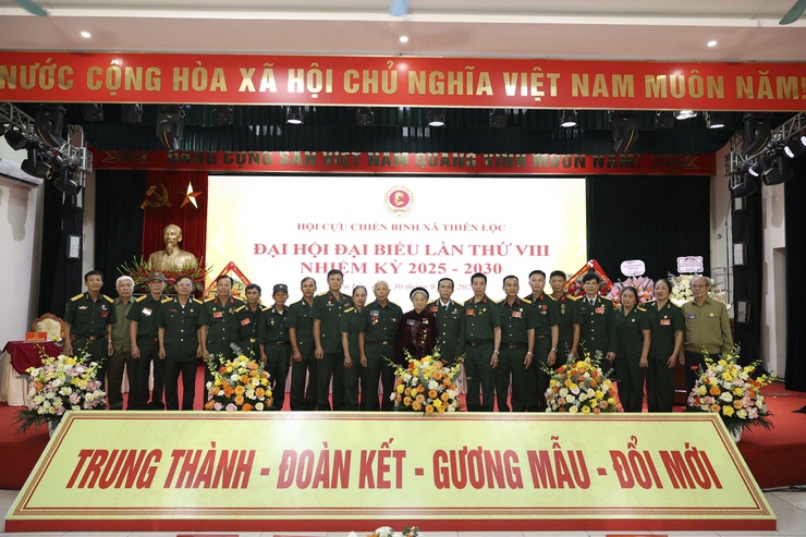 ĐẠI HỘI ĐẠI BIỂU HỘI CỰU CHIẾN BINH XÃ THIÊN LỘC LẦN THỨ VIII, NHIỆM KỲ 2025 - 2030- Ảnh 15.