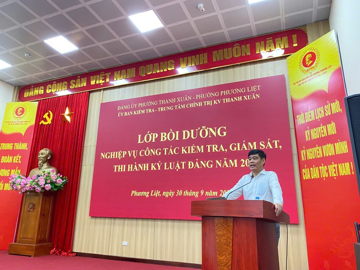 Phương Liệt: Bồi dưỡng nghiệp vụ công tác kiểm tra, giám sát, thi hành kỷ luật Đảng ở cơ sở năm 2025- Ảnh 3.