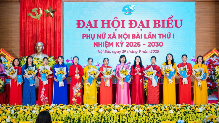 ĐẠI HỘI ĐẠI BIỂU PHỤ NỮ XÃ NỘI BÀI LẦN THỨ I, NHIỆM KỲ 2025 – 2030 THÀNH CÔNG TỐT ĐẸP- Ảnh 4.
