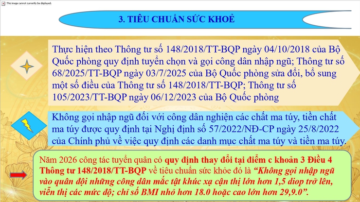 HƯỚNG DẪN: Tuyển chọn, gọi công dân nhập ngũ và tuyển chọn công dân thực hiện nghĩa vụ tham gia công an nhân dân năm 2026- Ảnh 3.