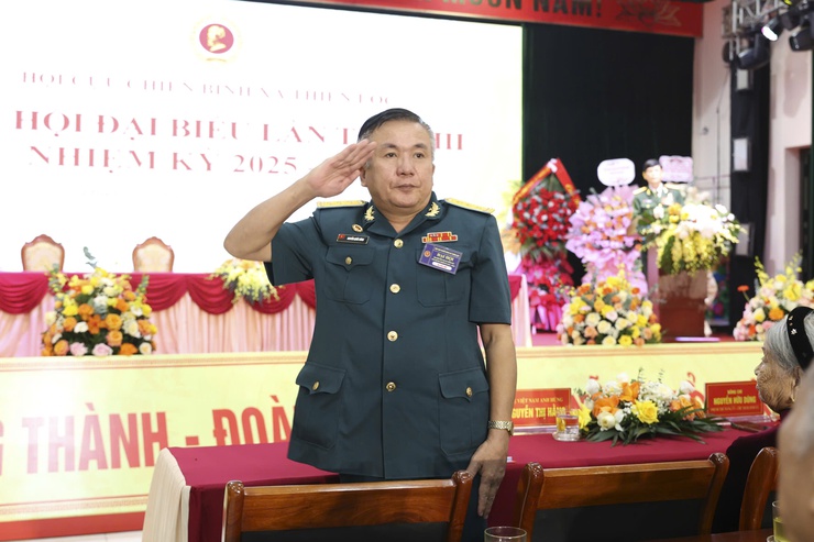 ĐẠI HỘI ĐẠI BIỂU HỘI CỰU CHIẾN BINH XÃ THIÊN LỘC LẦN THỨ VIII, NHIỆM KỲ 2025 - 2030- Ảnh 3.