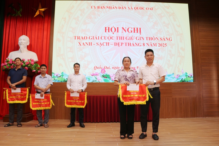 Thôn Đa Phúc đạt giải Nhất cuộc thi Giữ gìn thôn sáng, xanh, sạch đẹp, an toàn”, tháng 8/2025- Ảnh 3.