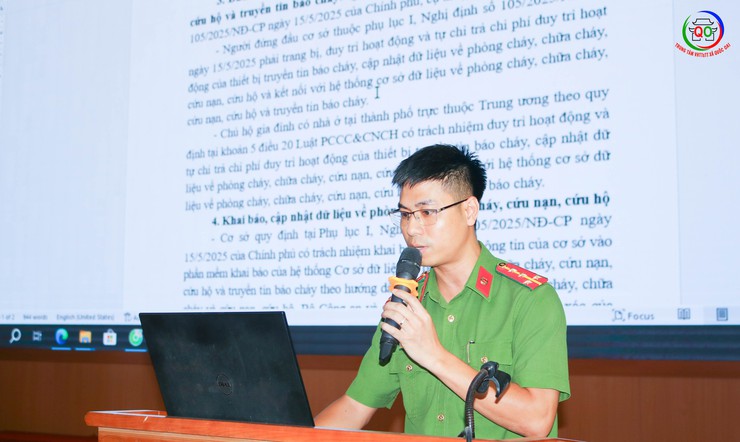 UBND xã Quốc Oai tổ chức hội nghị hướng dẫn khai báo, cập nhật thông tin cơ sở về phòng cháy, chữa cháy- Ảnh 3.
