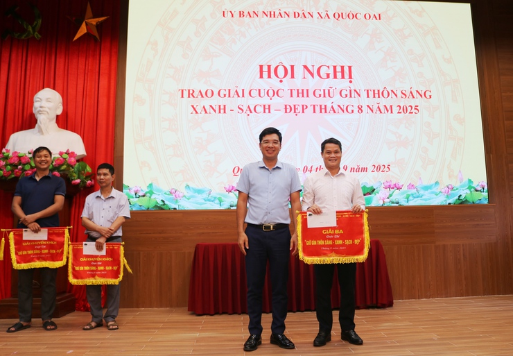 Thôn Đa Phúc đạt giải Nhất cuộc thi Giữ gìn thôn sáng, xanh, sạch đẹp, an toàn”, tháng 8/2025- Ảnh 4.
