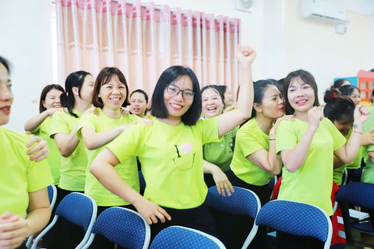 TRƯỜNG MẦM NON THỊNH LIỆT TỔ CHỨC CHƯƠNG TRÌNH TẬP HUẤN " XÂY DỰNG TRƯỜNG HỌC HẠNH PHÚC"- Ảnh 2.