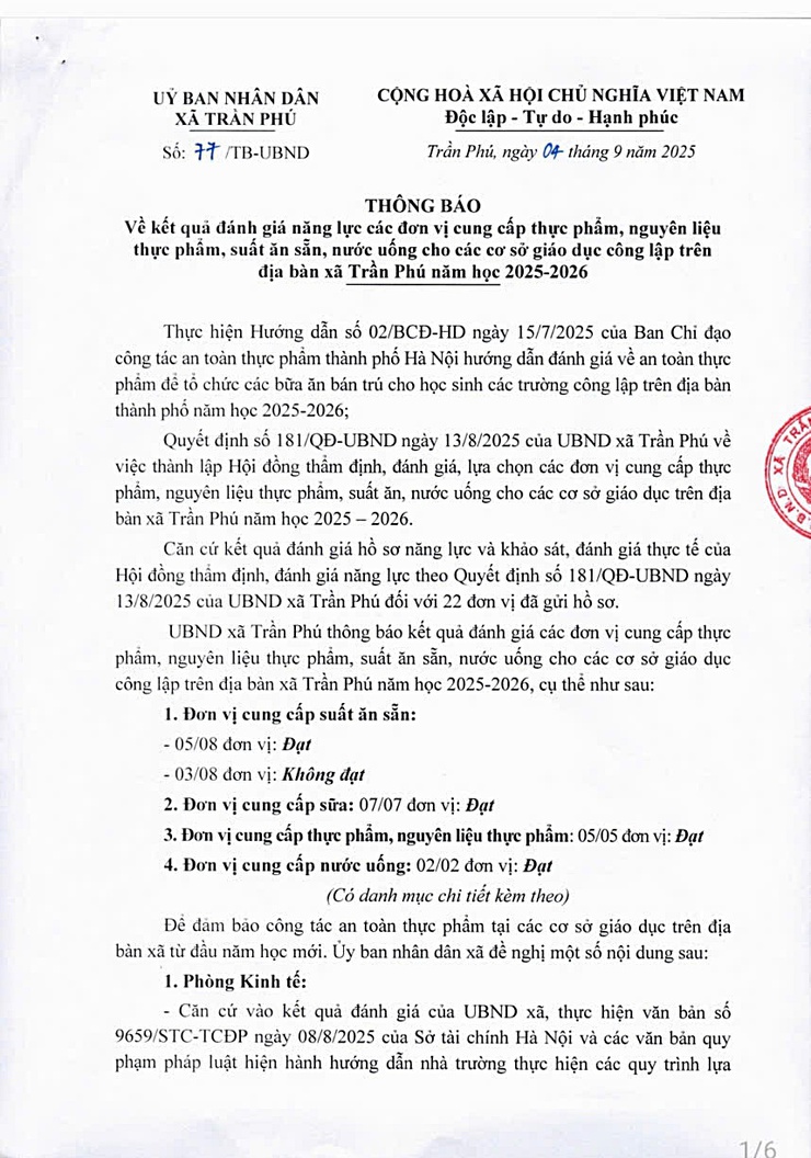 Thông báo- Ảnh 1.
