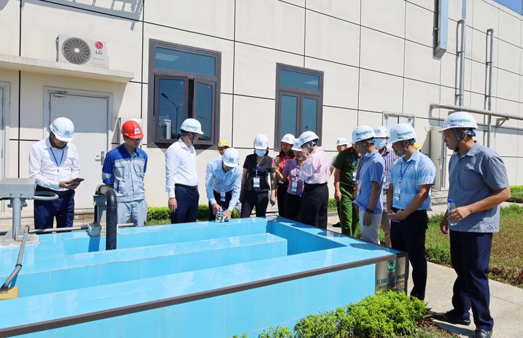 HĐND phường Tùng Thiện giám sát về quy trình xử lý rác và công tác đảm bảo vệ sinh môi trường tại Nhà máy Điện rác Seraphin- Ảnh 2.