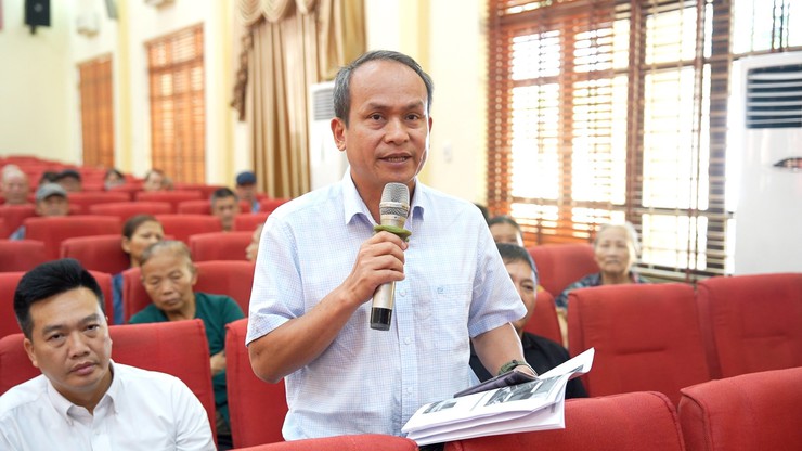 Hội nghị lấy ý kiến cộng đồng trong quá trình thực hiện đánh giá tác động môi trường của Dự án đường sắt đô thị, tuyến số 5- Ảnh 4.