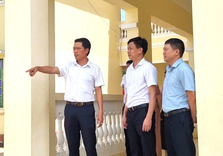 CHỦ TỊCH UBND XÃ KIỂM TRA CÁC TRƯỜNG HỌC TRÊN ĐỊA BÀN XÃ NỘI BÀI- Ảnh 6.