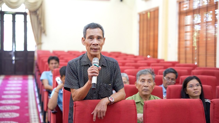 Hội nghị lấy ý kiến cộng đồng trong quá trình thực hiện đánh giá tác động môi trường của Dự án đường sắt đô thị, tuyến số 5- Ảnh 5.
