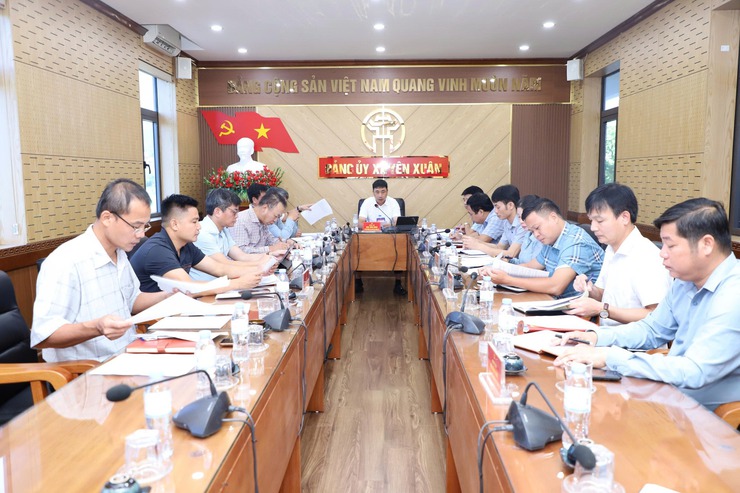 HỘI NGHỊ BAN THƯỜNG VỤ ĐẢNG UỶ XÃ THỐNG NHẤT MỘT SỐ NHIỆM VỤ TRỌNG TÂM TRONG THỜI GIAN TỚI- Ảnh 9.