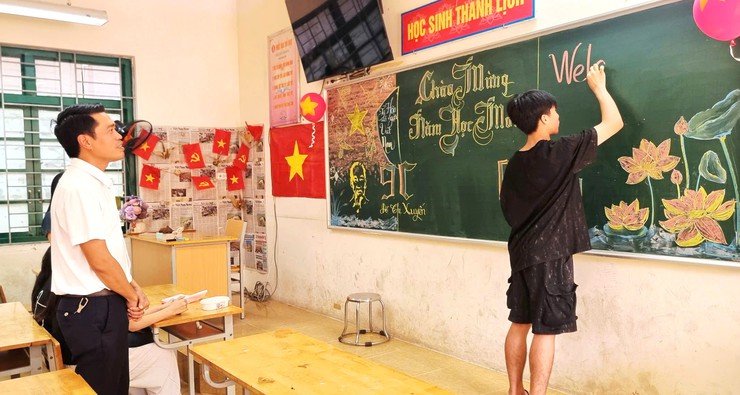 CHỦ TỊCH UBND XÃ KIỂM TRA CÁC TRƯỜNG HỌC TRÊN ĐỊA BÀN XÃ NỘI BÀI- Ảnh 2.