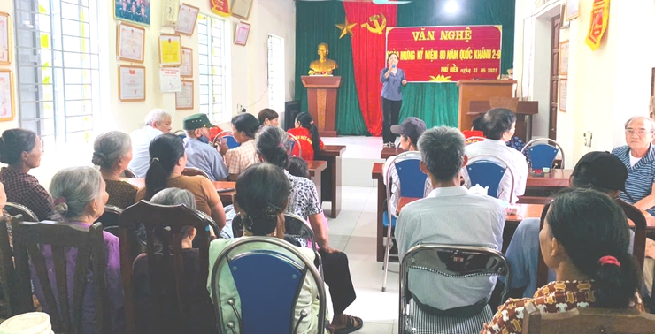 ỨNG HÒA SÔI NỔI CÁC HOẠT ĐỘNG VĂN HÓA, VĂN NGHỆ, THỂ DỤC THỂ THAO CHÀO MỪNG KỶ NIỆM 80 NĂM QUỐC KHÁNH 2/9.- Ảnh 28.