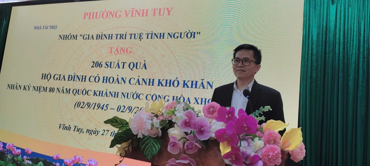 TRAO YÊU THƯƠNG TỚI CÁC HỘ GIA ĐÌNH KHÓ KHĂN NHÂN DỊP 80 NĂM QUỐC KHÁNH 02-9- Ảnh 3.