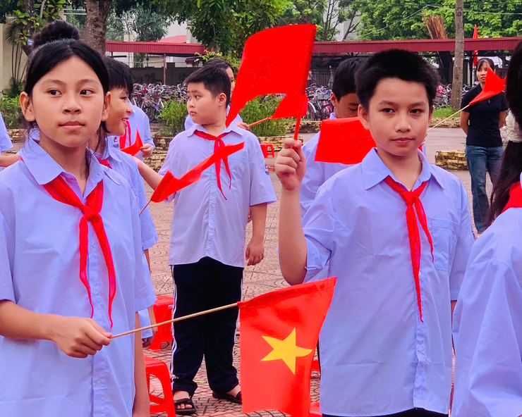 Xã Dân Hòa rộn ràng chuẩn bị cho Lễ Khai giảng năm học mới 2025 – 2026- Ảnh 2.