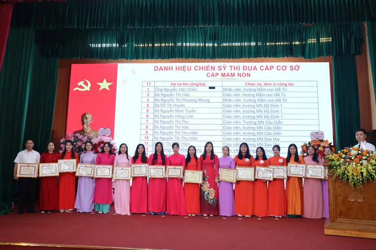 Phường Từ Liêm tổ chức Hội nghị tổng kết năm học 2024 - 2025, triển khai nhiệm vụ năm học 2025 - 2026- Ảnh 8.