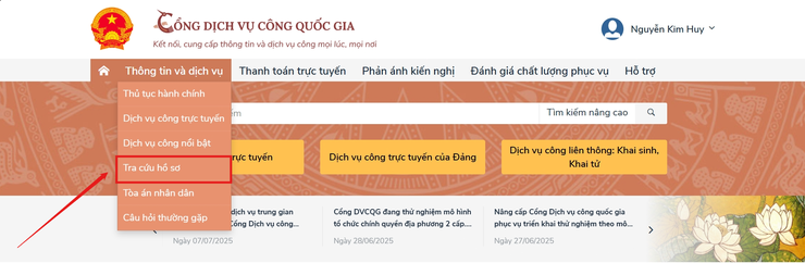 HƯỚNG DẪN NỘP HỒ SƠ TRỰC TUYẾN TRÊN CỔNG DỊCH VỤ CÔNG QUỐC GIA- Ảnh 30.