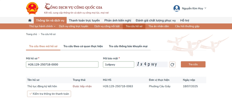 HƯỚNG DẪN NỘP HỒ SƠ TRỰC TUYẾN TRÊN CỔNG DỊCH VỤ CÔNG QUỐC GIA- Ảnh 31.