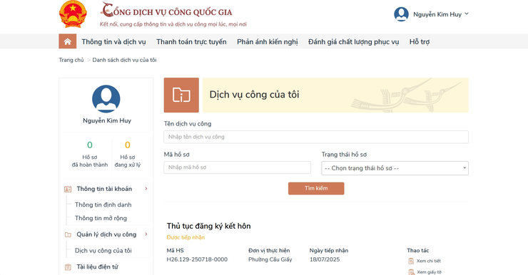 HƯỚNG DẪN NỘP HỒ SƠ TRỰC TUYẾN TRÊN CỔNG DỊCH VỤ CÔNG QUỐC GIA- Ảnh 32.