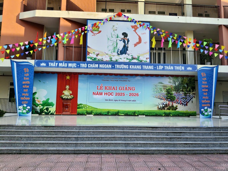 Các trường học trên địa bàn xã Vân Đình đã sẵn sàng cho ngày khai giảng năm học mới- Ảnh 1.