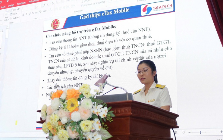 UBND xã Quảng Bị: tổ chức Hội nghị tập huấn hướng dẫn cài đặt sử dụng ứng dụng Thuế điện tử eTax Mobile- Ảnh 4.