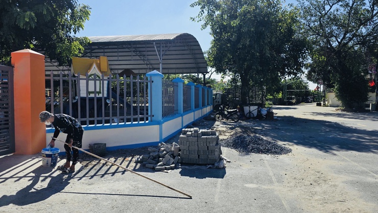 Tổ liên ngành Xã Thiên Lộc kiểm tra công tác đảm bảo trật tự ATGT, TTĐT, VSMT, ATTP, VMĐT tại 20 trường học trên địa bàn xã- Ảnh 8.