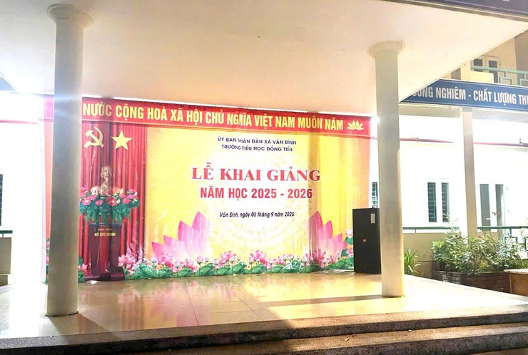 Xã Vân Đình chuẩn bị mọi điều kiện tốt nhất cho Lễ khai giảng năm học 2025 - 2026- Ảnh 2.