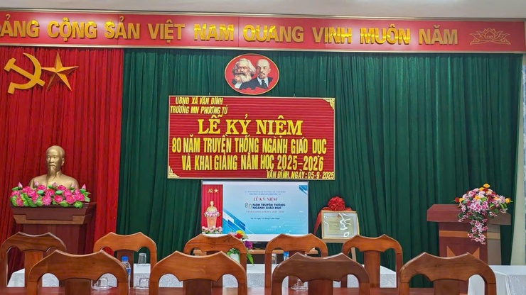 Xã Vân Đình chuẩn bị mọi điều kiện tốt nhất cho Lễ khai giảng năm học 2025 - 2026- Ảnh 22.