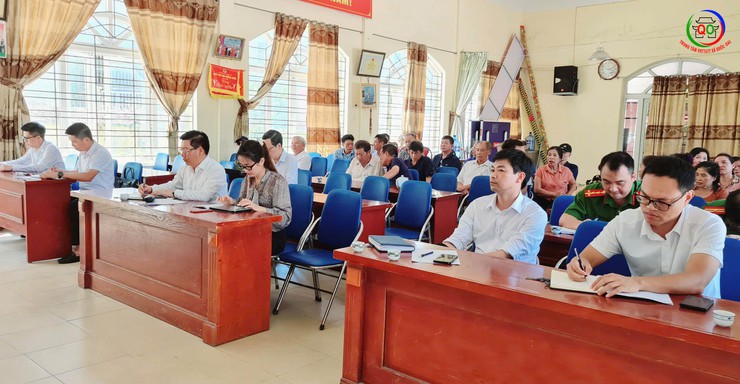 Bí thư Đảng ủy xã Quốc Oai dự sinh hoạt Chi bộ thôn Sơn Trung- Ảnh 1.