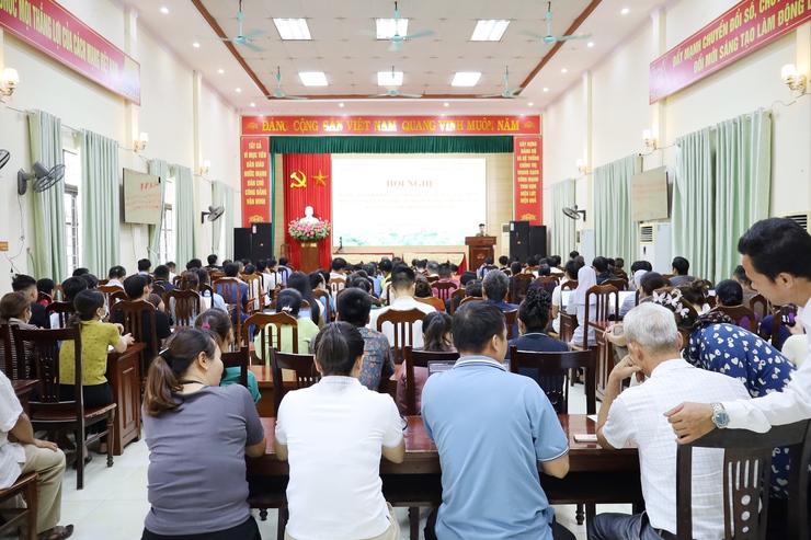 UBND xã Phú Cát tổ chức hội nghị hướng dẫn khai báo, cập nhật thông tin cơ sở về phòng cháy, chữa cháy- Ảnh 2.