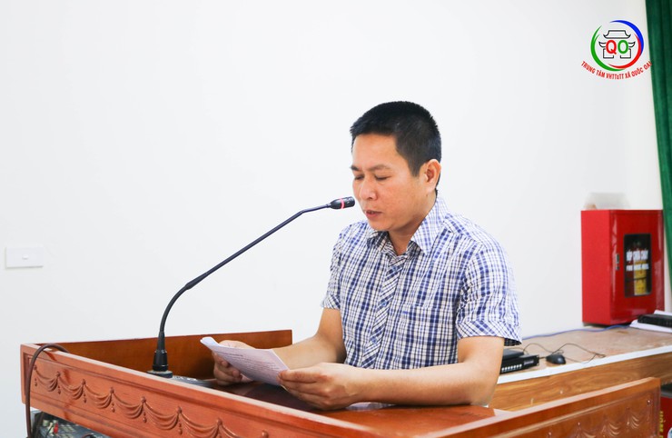 Đồng chí Phùng Văn Tài- Phó Bí thư Thường trực Đảng uỷ xã Quốc Oai dự sinh hoạt chi bộ tại thôn Đa Phúc- Ảnh 3.