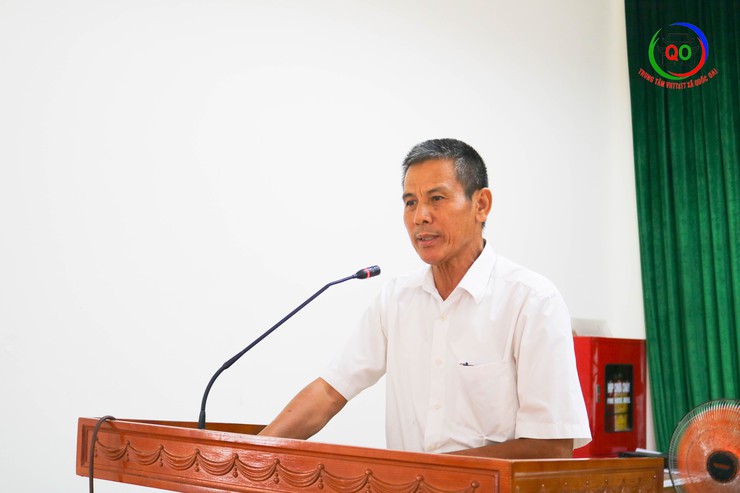Đồng chí Phùng Văn Tài- Phó Bí thư Thường trực Đảng uỷ xã Quốc Oai dự sinh hoạt chi bộ tại thôn Đa Phúc- Ảnh 5.