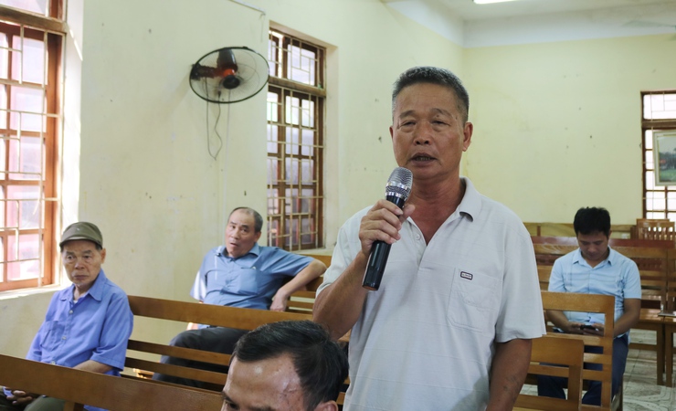 Đồng chí Nguyễn Trung Thành- Phó Bí thư Đảng ủy, Chủ tịch UBND xã Quốc Oai dự sinh hoạt Đảng thường kỳ với Chi bộ thôn Thạch Thán 1- Ảnh 7.