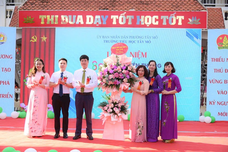 Lễ kỷ niệm 80 năm truyền thống ngành Giáo dục và Khai giảng năm học 2025 – 2026 tại phường Tây Mỗ- Ảnh 9.