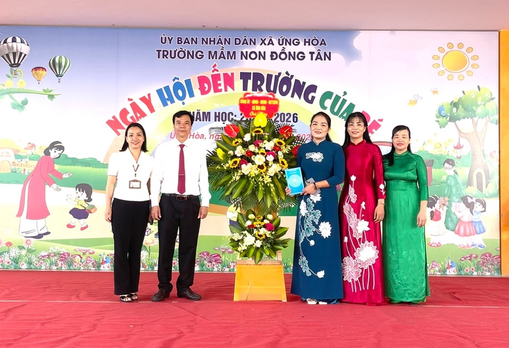 ỨNG HOÀ RỘN RÀNG LỄ KHAI GIẢNG NĂM HỌC MỚI 2025 – 2026.- Ảnh 12.