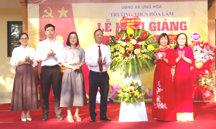 ỨNG HOÀ RỘN RÀNG LỄ KHAI GIẢNG NĂM HỌC MỚI 2025 – 2026.- Ảnh 6.