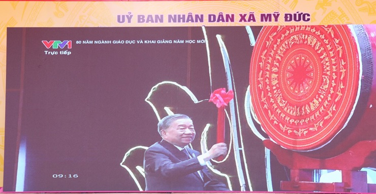 Hơn 10 750 học sinh xã Mỹ Đức náo nức tựu trường, chào đón năm học mới 2025 – 2026- Ảnh 3.